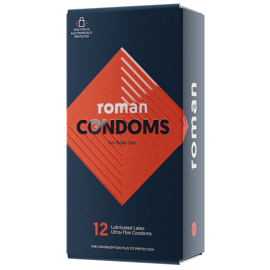 Roman Ultra-Thin Lubricated Condoms | Walgreens