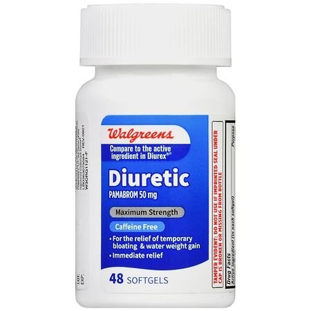 Walgreens Maximum Strength Diuretic Softgels Walgreens