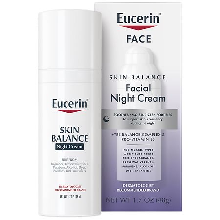 demasiado Fácil Relajante Eucerin Face Moisturizing Night Cream | Walgreens