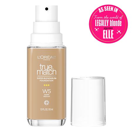 L'Oreal Paris True Match Super-Blendable Foundation medium coverage, W5, Medium, 1 oz | CVS