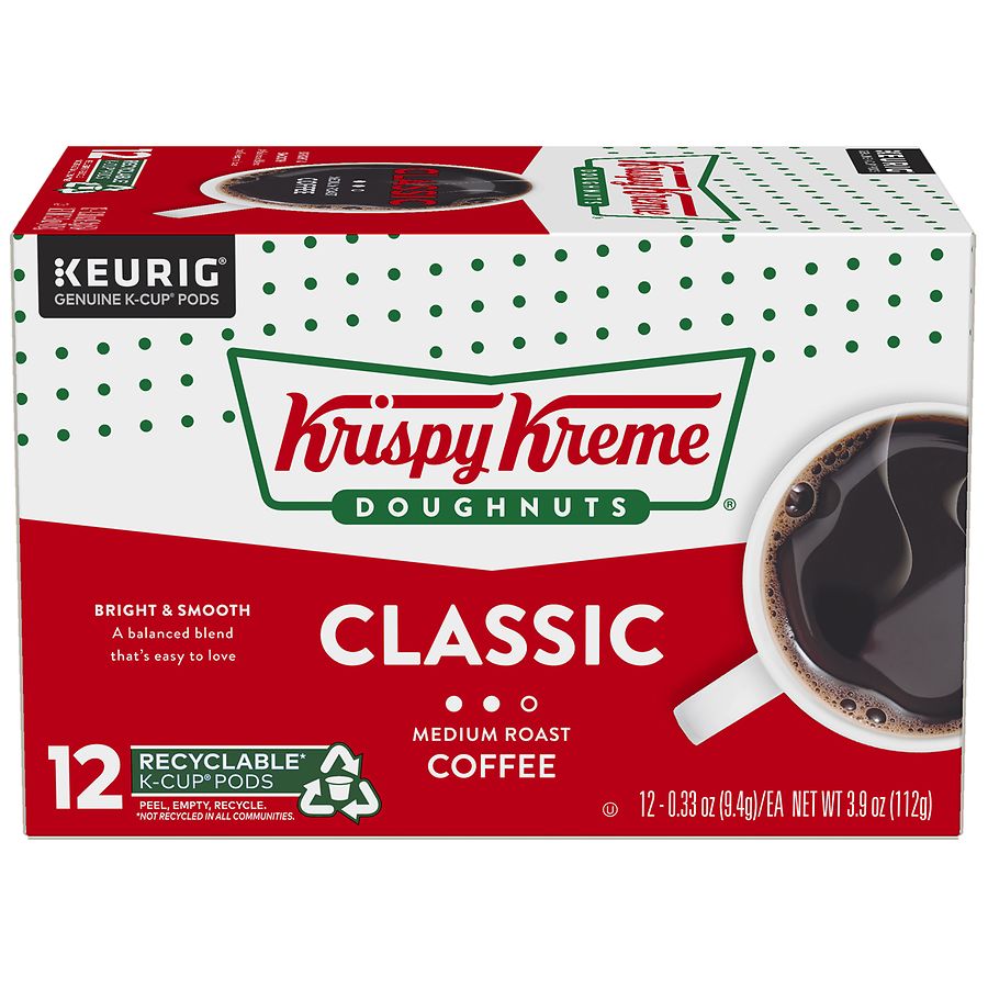 Photo 1 of  KRISPY KREME Smooth CLASSIC  K-Cup  COFFEE  (12 Pods) 