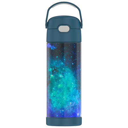 Thermos Funtainer Non-Licensed Water Bottle with Spout 16 oz Galaxy Teal