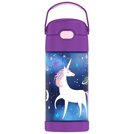 Thermos Non-Licensed Water Bottle Space Unicorn 12 oz