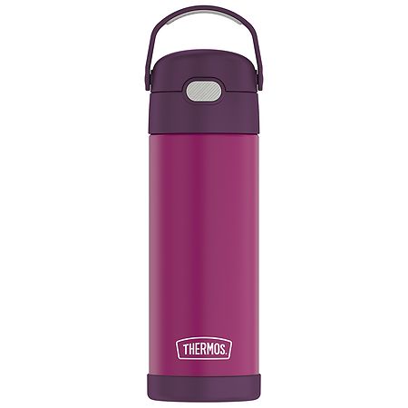 Thermos Non-Licensed Water Bottle with Spout 16 oz Red Violet