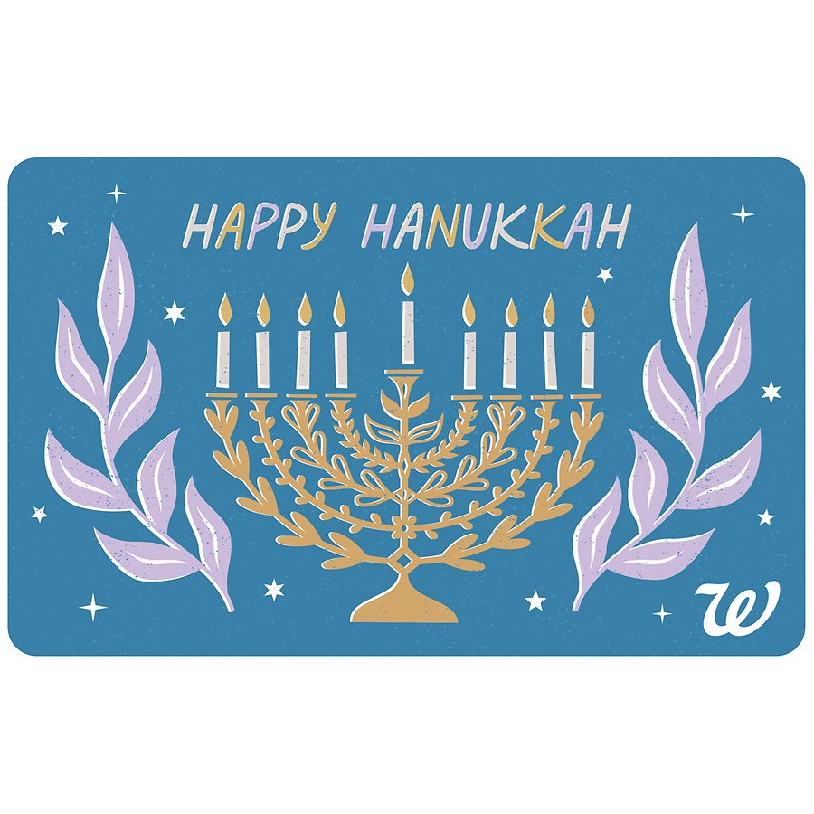 Walgreens Hanukkah Gift Card