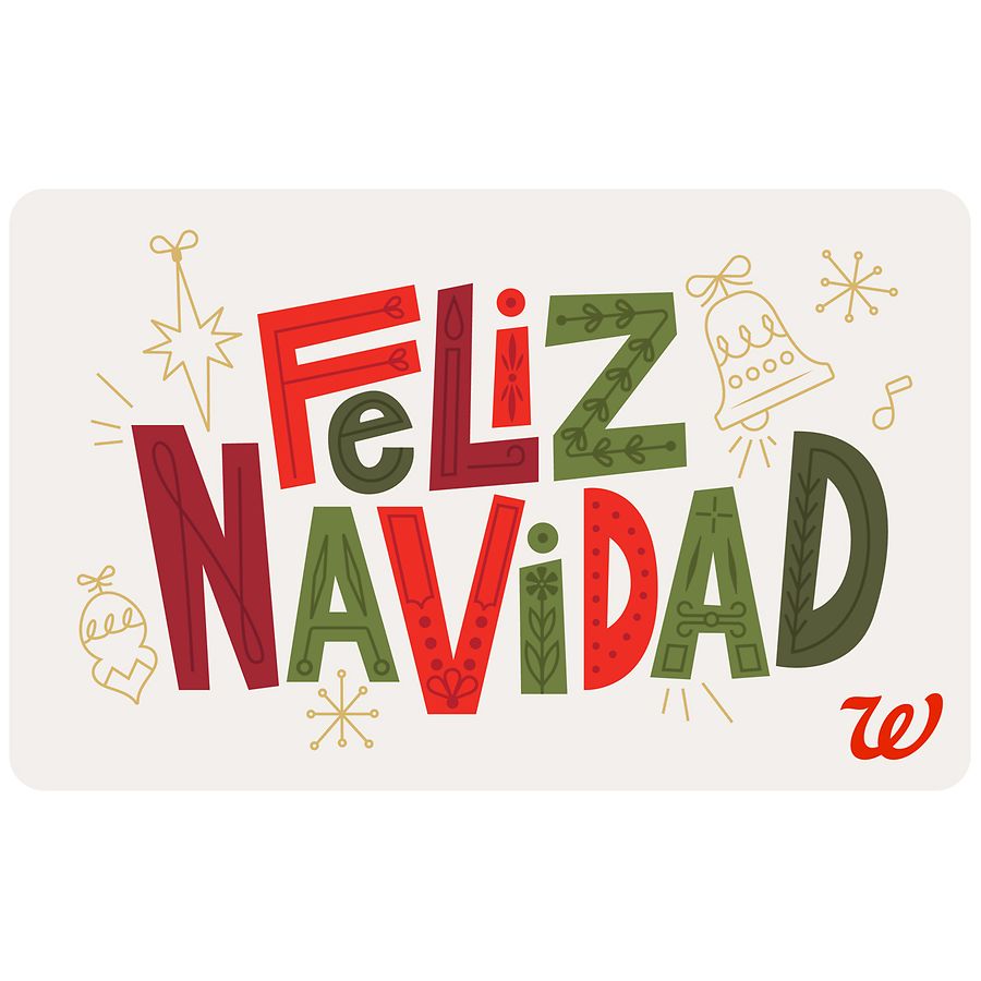 Walgreens Feliz Navidad Gift Card