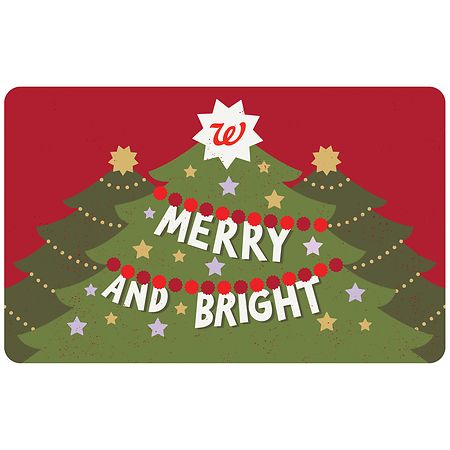 Walgreens Trees Gift Card