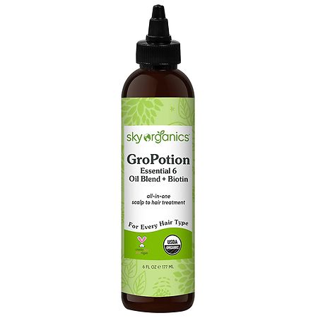 Sky Organics GroPotion, Essential 6 Oil Blend + Biotin - 6 fl oz