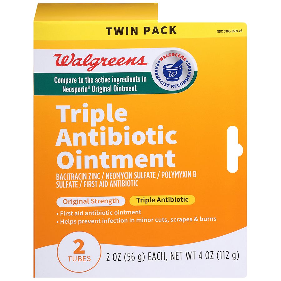 Walgreens Triple Antibiotic Ointment Original Strength