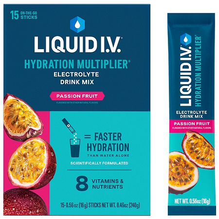 Liquid I.V.® Hydration Multiplier® Passion Fruit Electrolyte Drink Mix  Packets, 6 ct / .56 oz - City Market