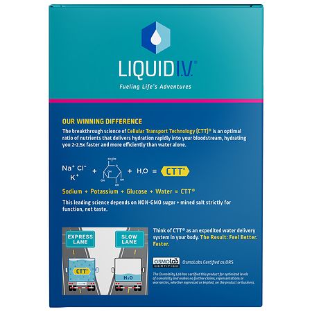 Liquid I.V.® Hydration Multiplier® Passion Fruit Electrolyte Drink Mix  Packets, 6 ct / .56 oz - City Market