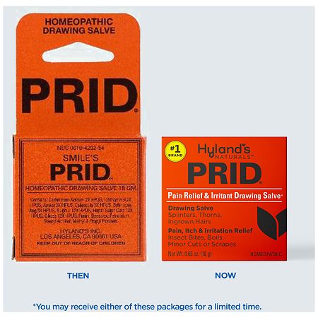 2) Prid Pain Relief & Irritant Drawing Salve 18gm Each New Exp 11