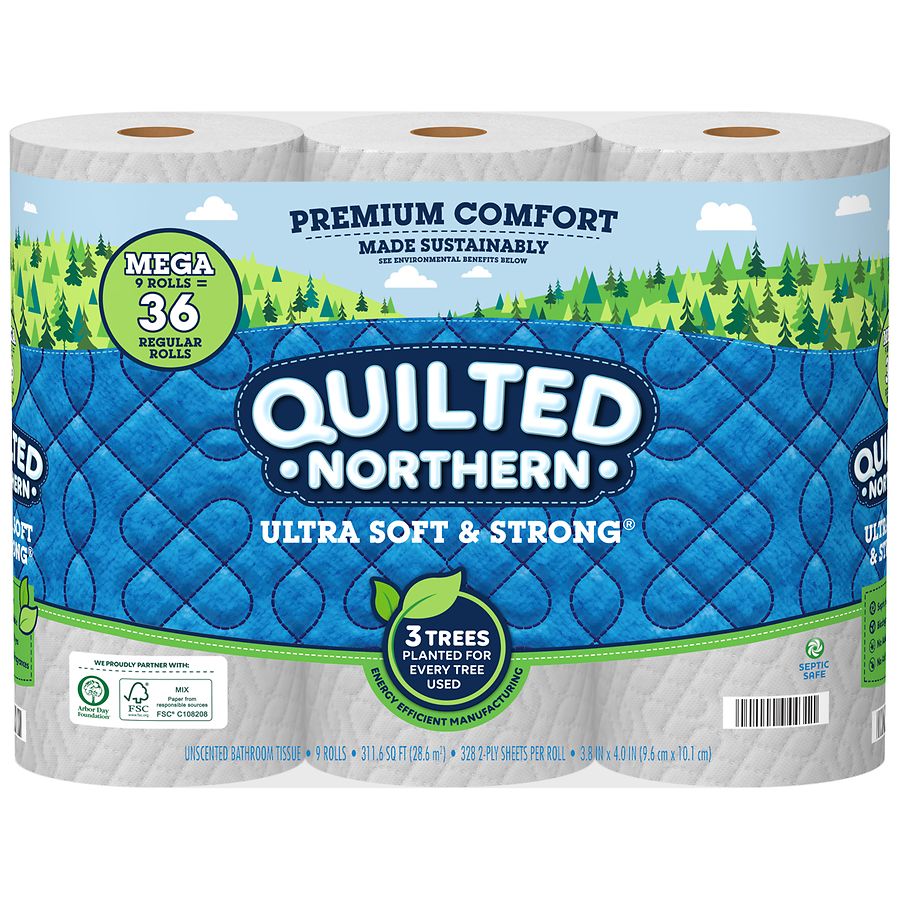 Quilted Northern EcoComfort Mega Rolls Bath Tissue, 6 rolls - Pick 'n Save