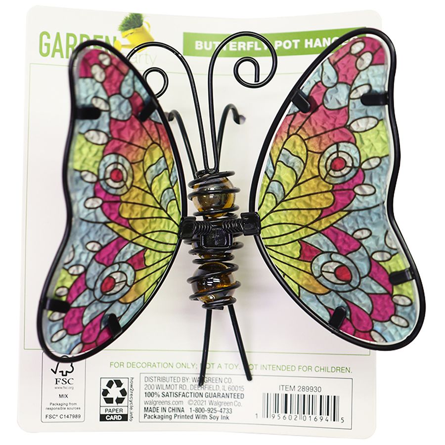 Festive Voice Butterfly Pot Hanger | Walgreens