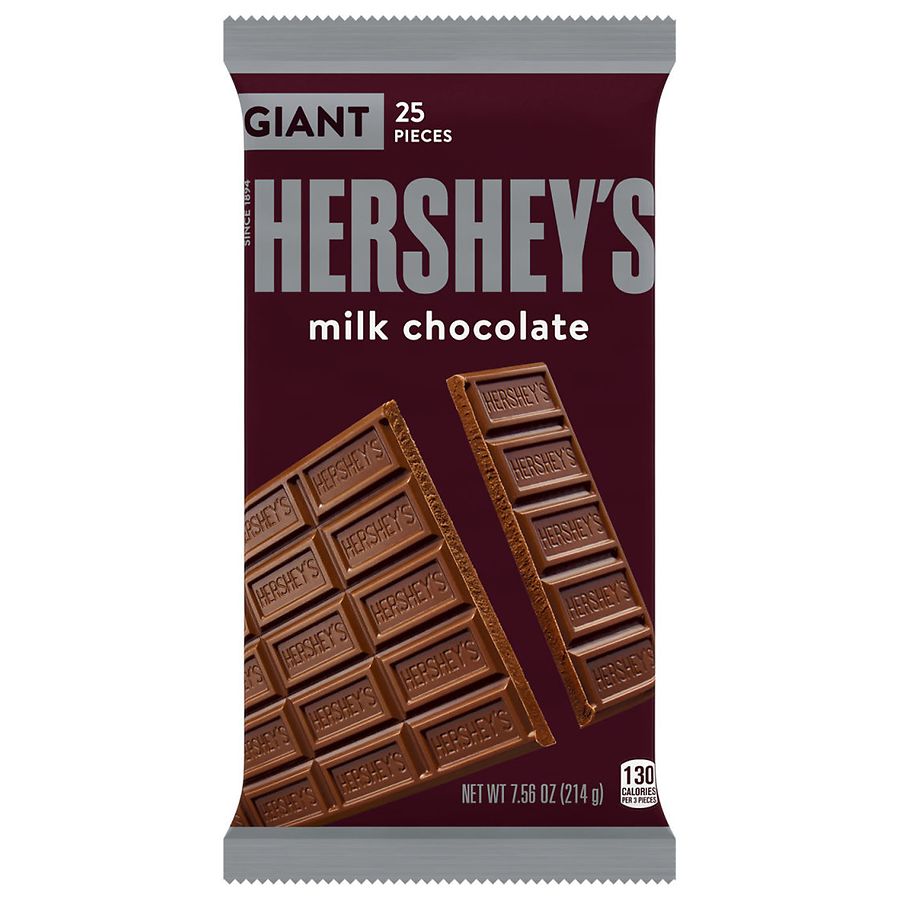 HERSHEY'S Milk Chocolate Giant, Candy, Bar Walgreens