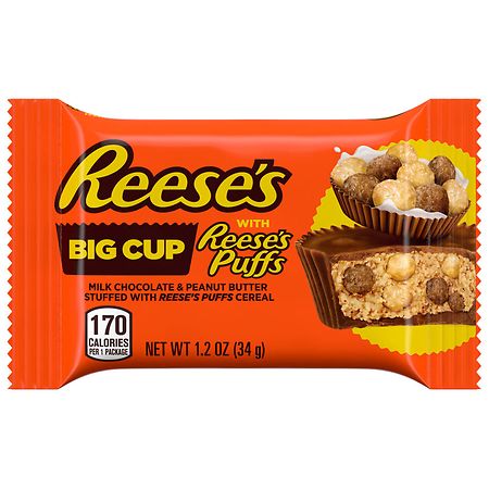 REESE'S Big Cup Milk Chocolate King Size Peanut Butter Cups Candy