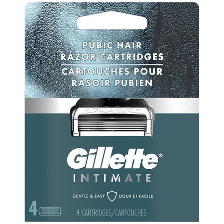Gillette Intimate Intimate Pubic Hair Razor Cartridges