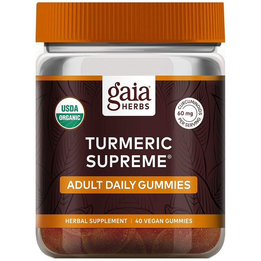Gaia Herbs Turmeric Supreme Adult Daily Gummies Walgreens