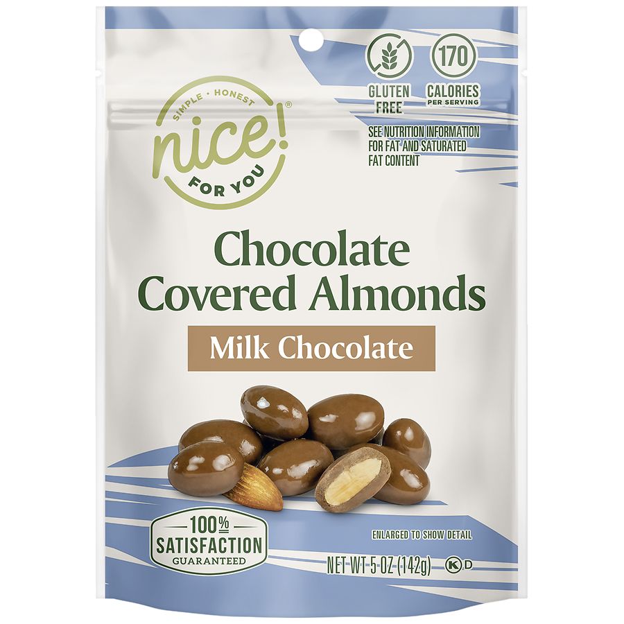 Nice! Chocolate Covered Almonds Milk Chocolate Walgreens