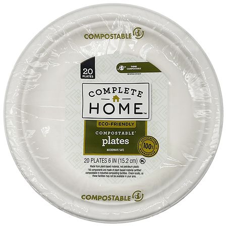 9 Compostable Plates set of 20 - Whisk