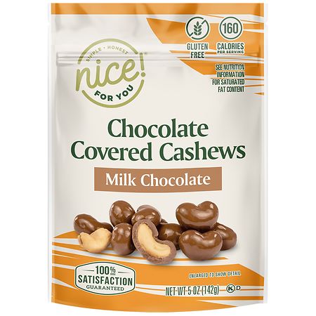 Nice! Chocolate Covered Cashews Milk Chocolate