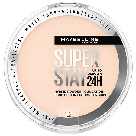Maybelline SuperStay Up to 24HR Hybrid Powder-Foundation 102