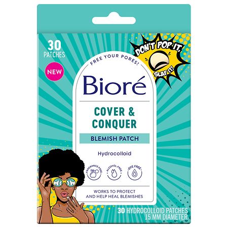 Biore Cover & Conquer Blemish Patch Unscented