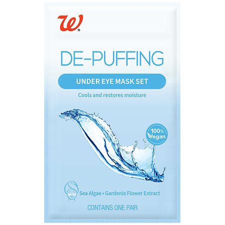 Walgreens Cooling Under Eye Mask, Sea Algae and Gardenia Flower Extract