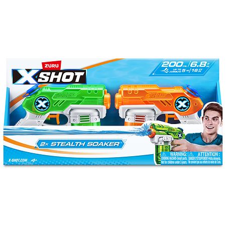 Zuru XSHOT Warfare Double Stealth Soaker Water Blaster Value Pack