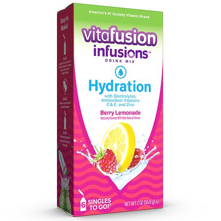 Vitafusion Infusions Hydration Drink Mix
