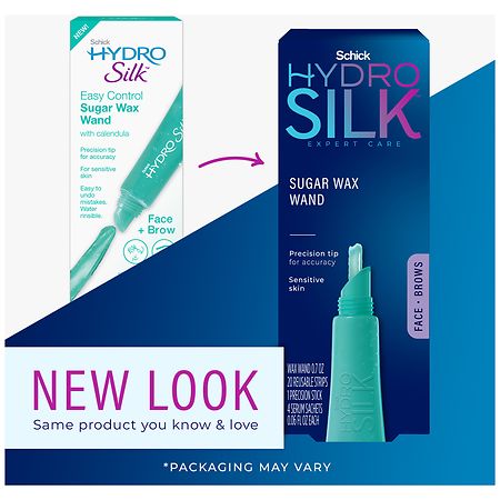 Schick Hydro Silk Waxing Strips for Face Hair Removal Eyebrow