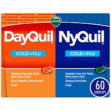 Vicks DayQuil & NyQuil Cold & Flu LiquiCap Medicine | Walgreens