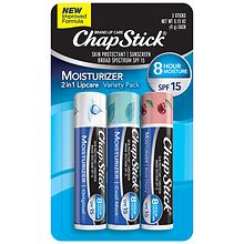 Chapstick Ultra Lip Balm Moisturizer Set Original, Black Cherry, Cool ...