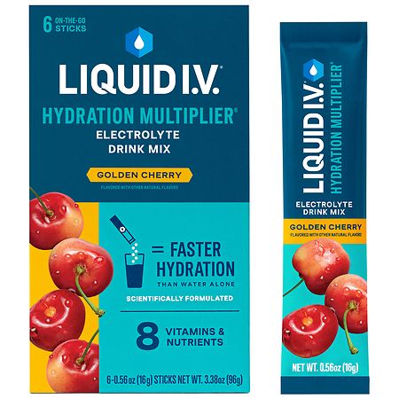 Liquid I.V. Hydration Multiplier Electrolyte Drink Mix Golden