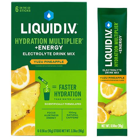 Liquid I.V. Electrolyte Drink Mix Yuzu Pineapple | Walgreens