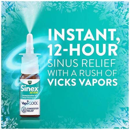 Vicks Inhaler - Provides Instant Relief from Blocked Nose, 0.5 ml Relief  for Cold Sinus Nasal Congestion Allergy Pack of 6