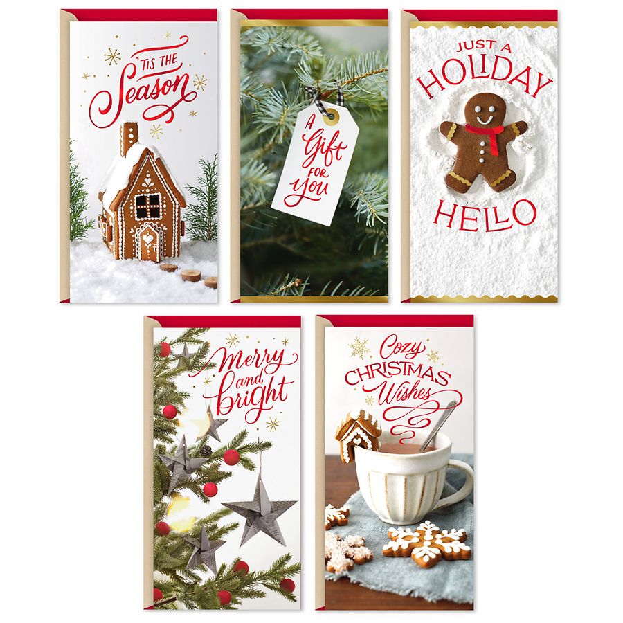  Hallmark Peanuts Christmas Gift Card Holders or Money