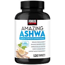 Force Factor Amazing Ashwa Ashwagandha Tablets