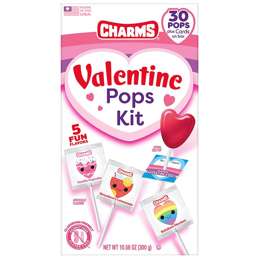 Charms Valentine Pops Exchange Kit