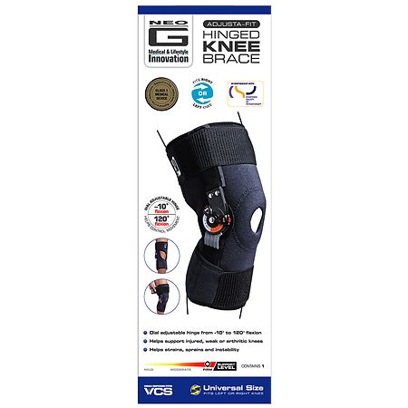 Neo G Adjusta-Fit Hinged Knee Brace One Size
