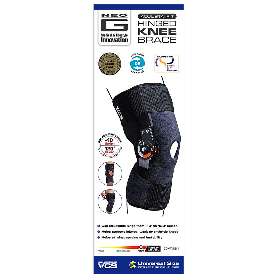 Neo G Adjusta-Fit Hinged Knee Brace One Size