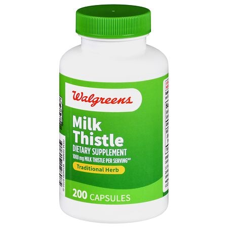 Walgreens Milk Thistle 1000 mg Capsules