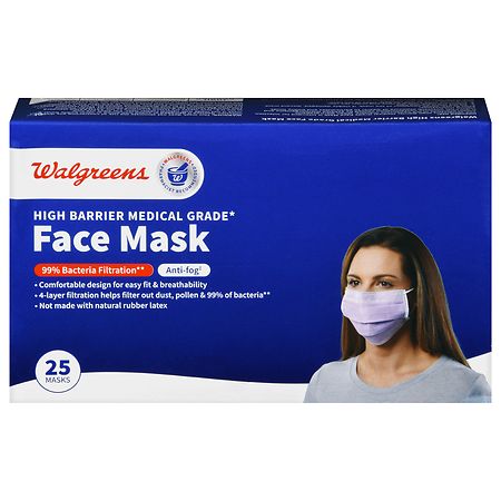 Walgreens High Barrier Medical Grade Face Mask