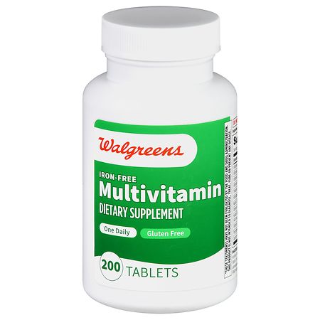 Walgreens Iron-Free Multivitamin Tablets