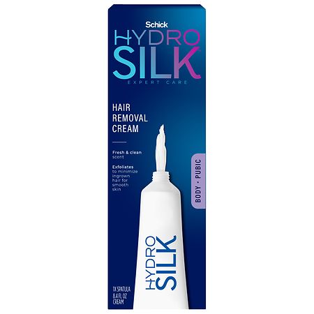 Schick Hydro Silk 2-in-1 Hair Removal Cream for Body + Pubic