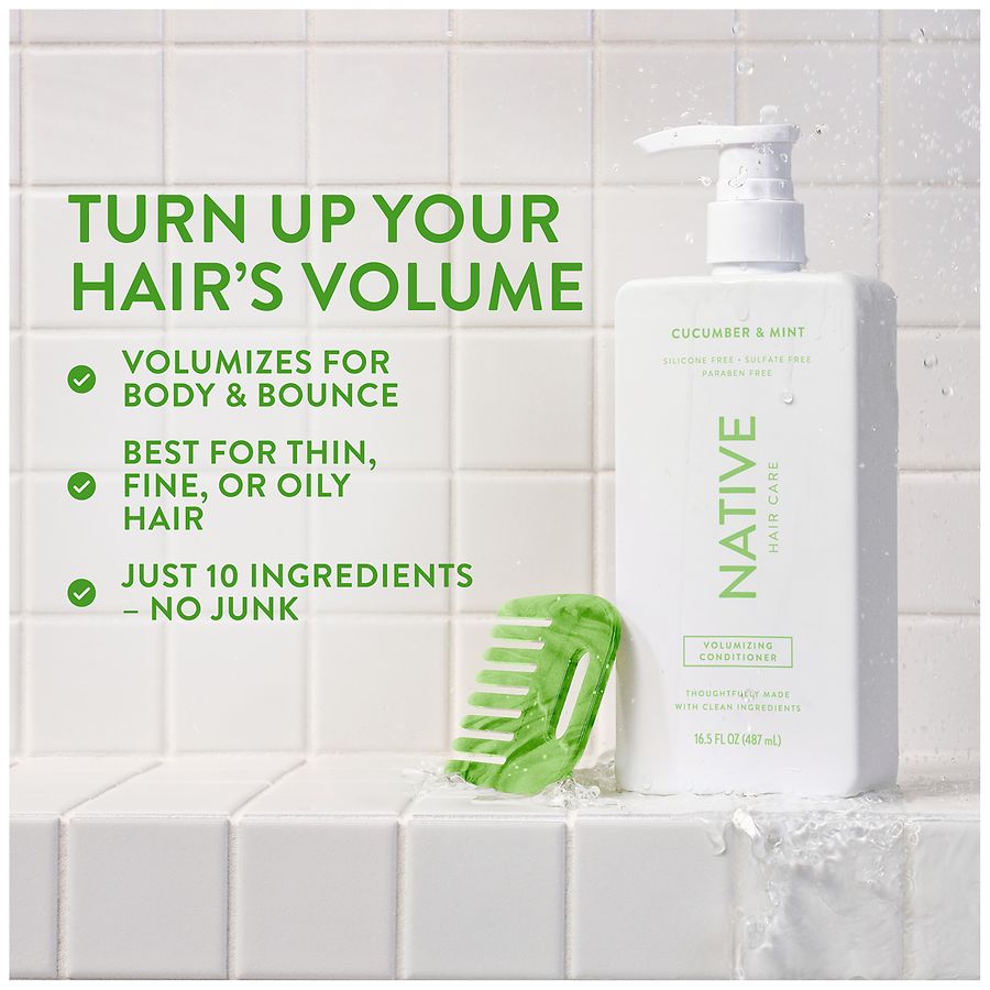 Native Volumizing Conditioner Cucumber & Mint | Walgreens