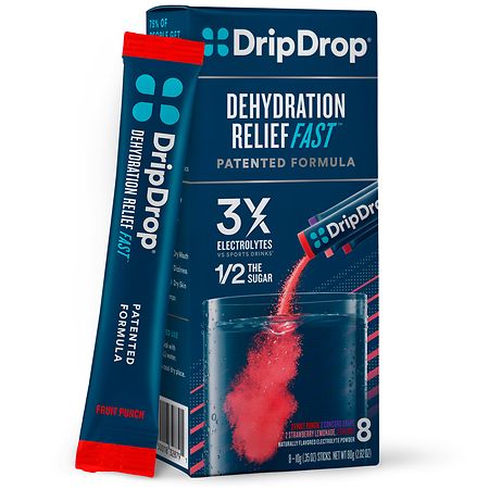DripDrop Electrolyte Powder Sticks Juicy Classics Variety Pack