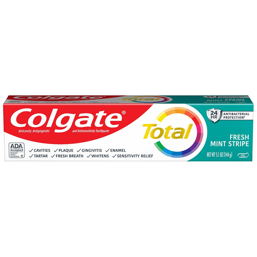 Colgate Total Toothpaste Gel Fresh Mint Stripe | Walgreens