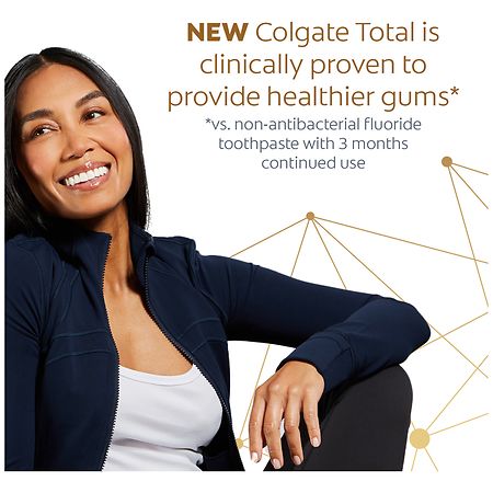 Colgate Total Whitening Toothpaste Gel Mint