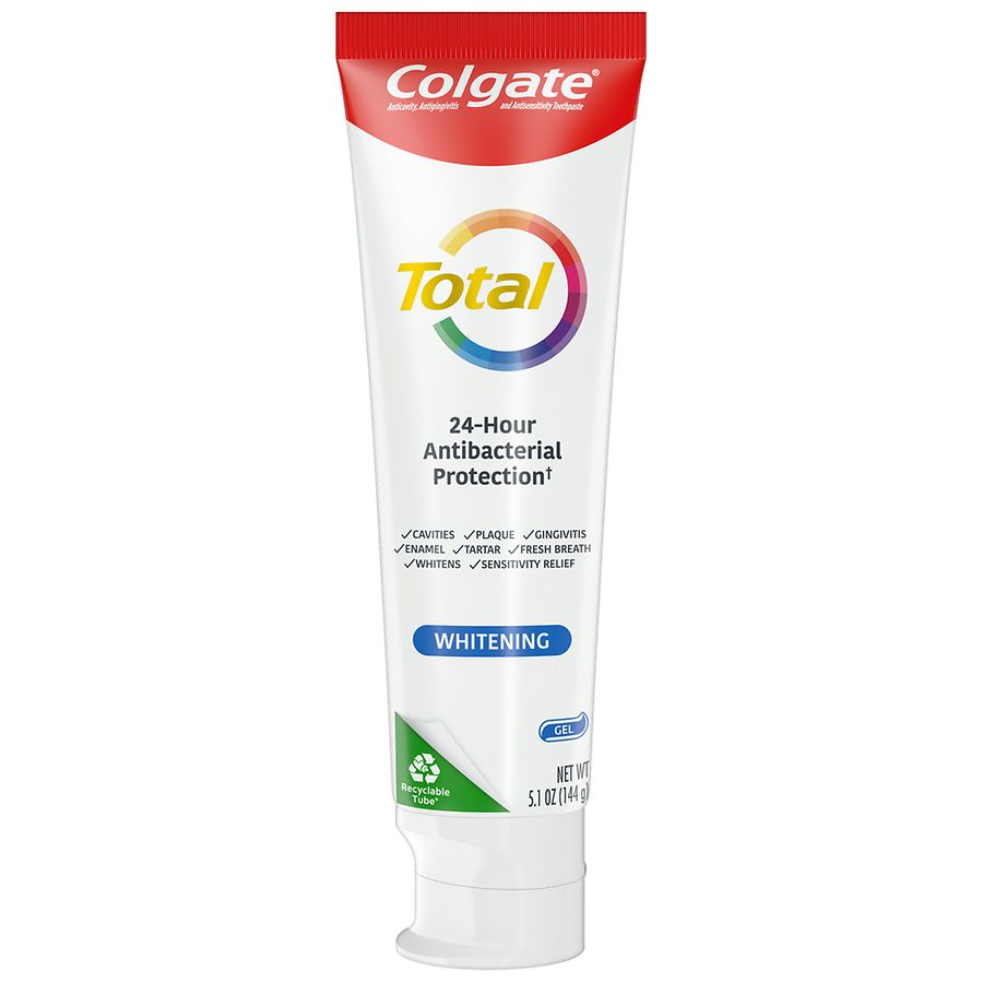 Colgate Total Whitening Toothpaste Gel Mint | Walgreens